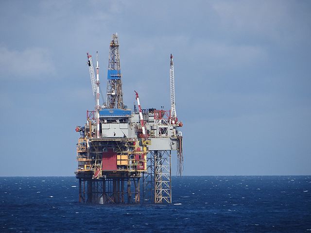 North Sea Oil Rig